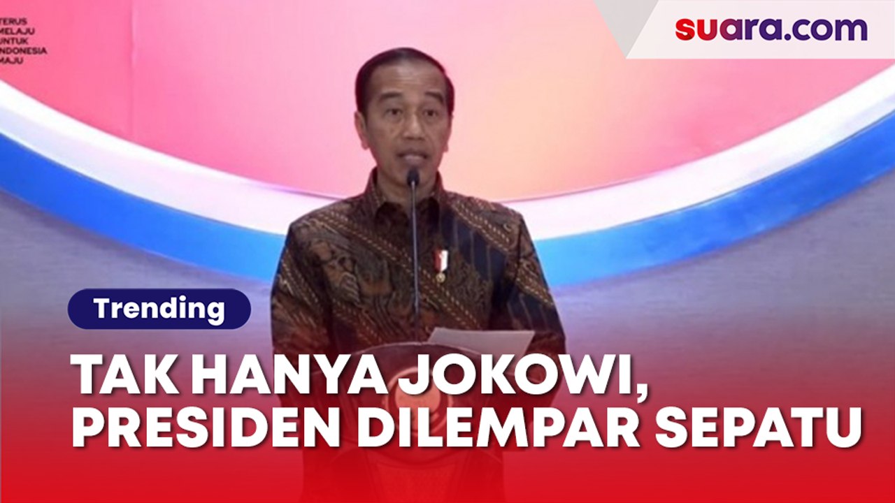Tak Hanya Jokowi, Para Presiden Dunia Ini Juga Pernah Dilempar Sepatu