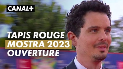 Meilleurs moments du tapis rouge de l'ouverture de la #Mostra2023 avec Damien Chazelle