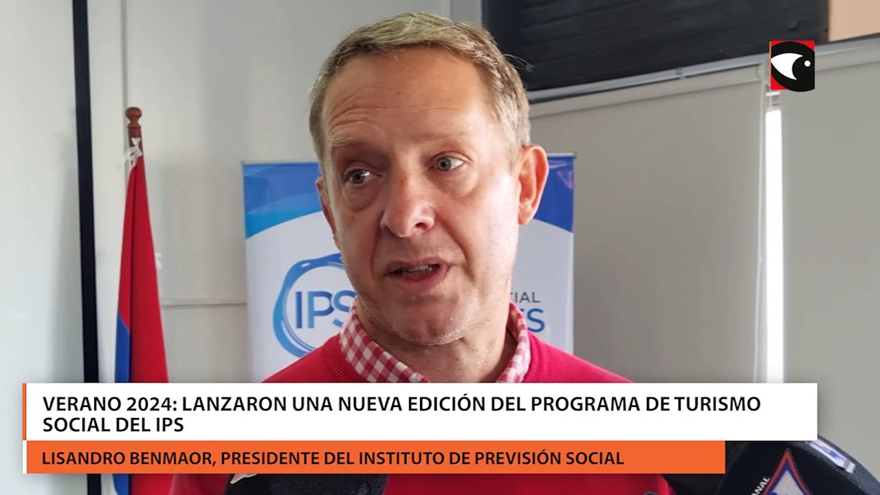 Verano 2024 lanzaron una nueva edición del programa de turismo social del ips