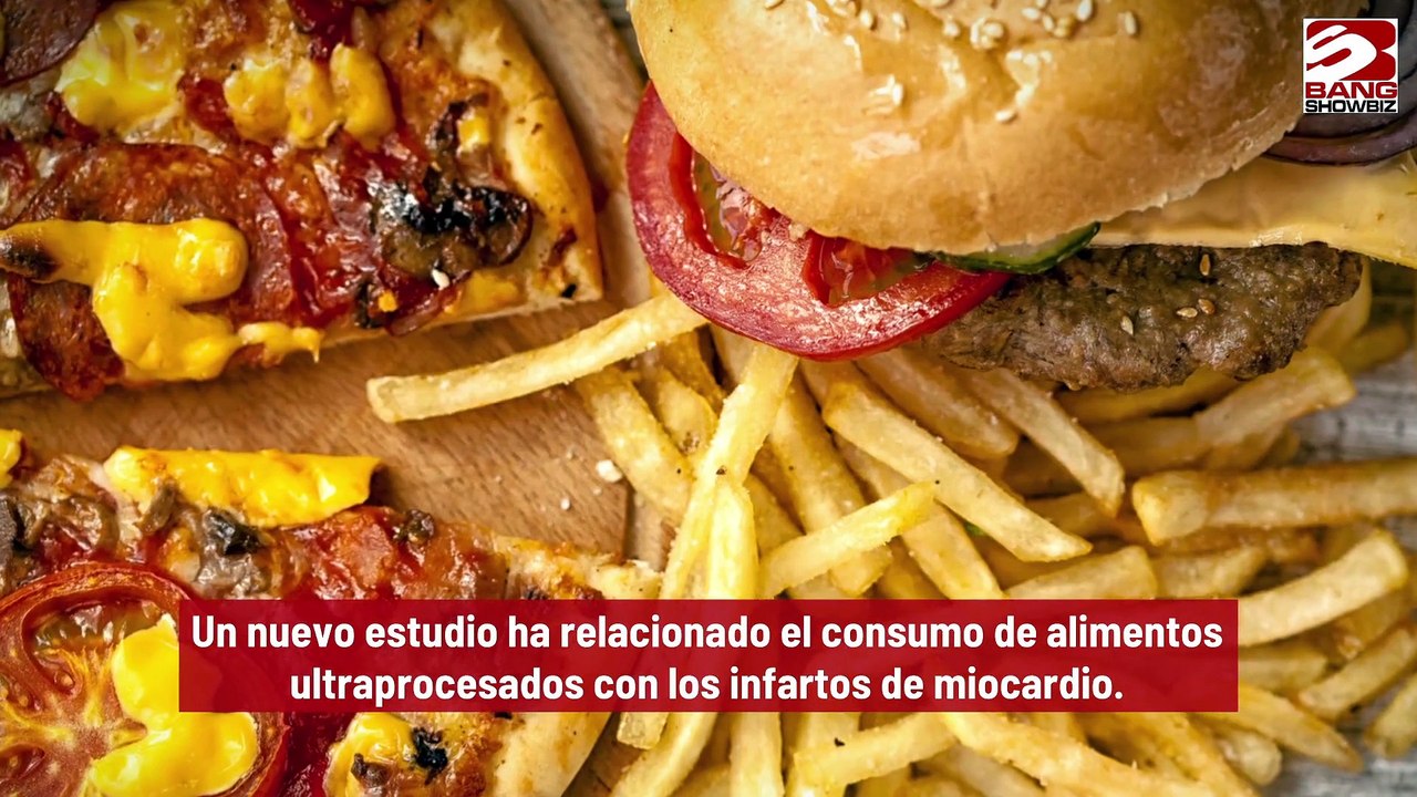 El consumo de alimentos ultraprocesados está relacionado con los infartos de miocardio
