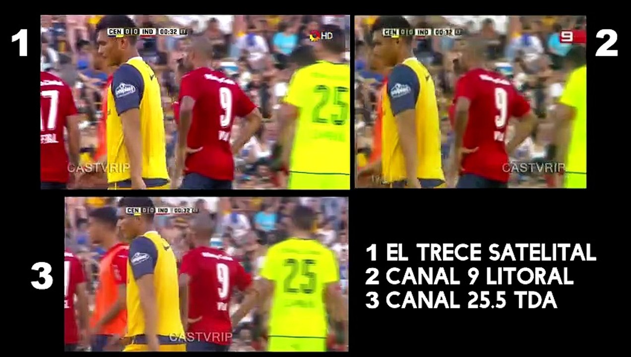Comparación entre El Trece Satelital - Canal 9 Litoral y Canal 25.3 TDA