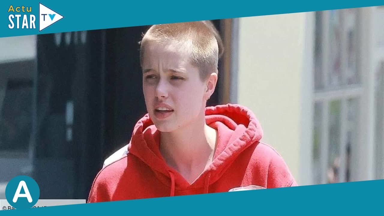 Cheveux courts et roses… Angelina Jolie, sa fille Shiloh métamorphosée  les étonnantes photos !