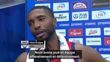 USA - Bridges : "Beaucoup de générosité"
