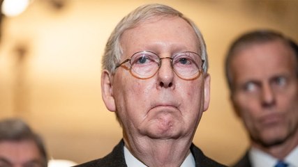 Mitch McConnell appears to freeze again as he is asked about running for re-election