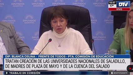 Diputados dictaminó la creación de tres universidades públicas