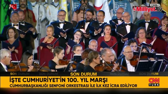 30 Ağustos Zafer Bayramı'nda ilk kez seslendirildi! İşte 100. Yıl Marşı