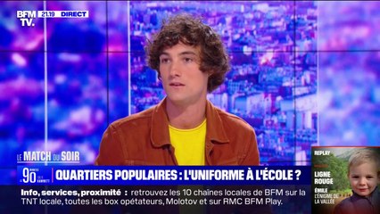 Uniforme à l'école: "Au nom de l'égalité, on va stigmatiser les quartiers populaires" selon Pablo Pillaud-Vivien