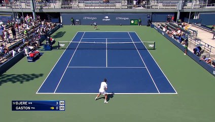 Djere - Gaston - Les temps forts du match - US Open
