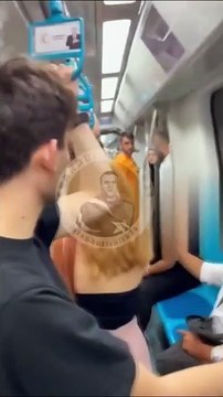 Incident qui a provoqué l'indignation à Marmaray ! Il a essayé d'enlever le foulard de la femme, les passagers ont réagi