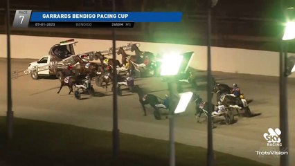 Major Meister wins the 2023 Group 2 Bendigo Pacing Cup