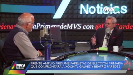 FRENTE AMPLIO PRESUME PAPELETAS DE ELECCIÓN PRIMARIA
