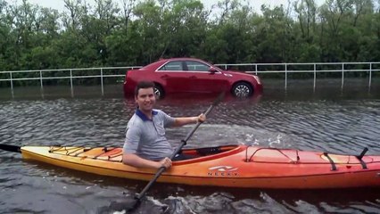 Inundações na Flórida após a passagem de Idalia