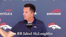 How did Denver Broncos Find RB Jaleel McLaughlin?