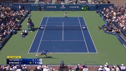 Tsitsipas - Stricker - Les temps forts du match - US Open