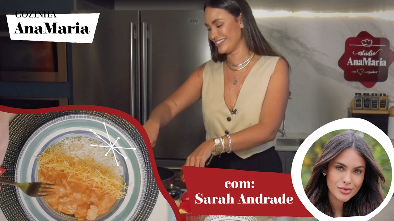 RECEITA DE STROGONOFF COM SARAH ANDRADE