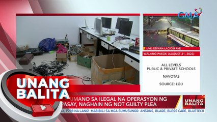 23 sangkot umano sa ilegal na operasyon ng POGO sa Pasay, naghain ng not guilty plea | UB