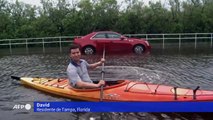 Grandes inundaciones en Florida tras el paso del huracán Idalia