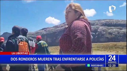 La Libertad: violento enfrentamiento entre grupos de ronderos y la policía dejó dos fallecidos