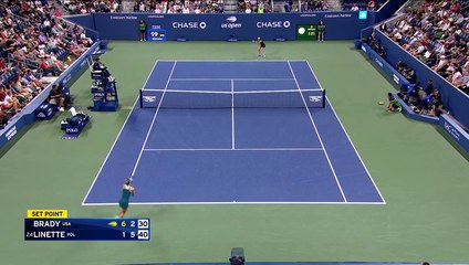 Brady - Linette  - Les temps forts du match - US Open