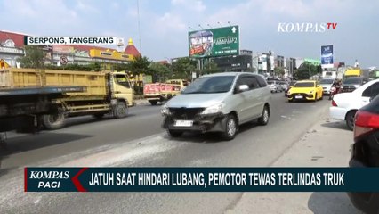 Pengendara Motor di Tangerang Tewas Terlindas Truk saat Jatuh dari Motor