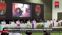 Gobernador Rutilio Escandón reconoce a trabajadores de la salud en la lucha contra el dengue
