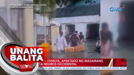Mahigit 30,000 pamilya, apektado ng masamang panahon sa Negros Occidental | UB