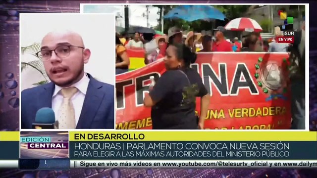 En Honduras prosigue la sesión parlamentaria para elegir a las autoridades del Ministerio Público