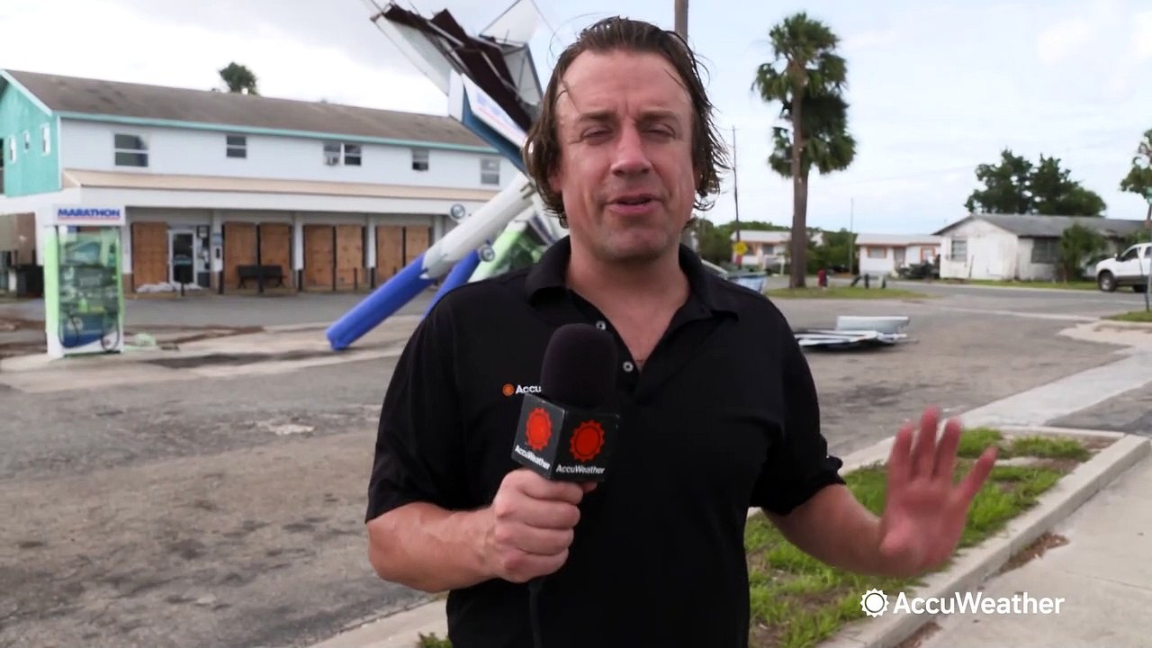 Idalia's winds topple structures in Florida