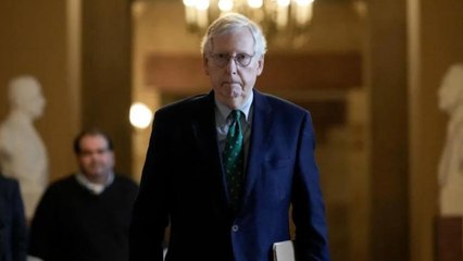 El senador Mitch McConnell vuelve a quedarse paralizado durante una rueda de prensa en Kentucky