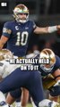Notre Dame QB Sam Hartman Wears Necklace Made of Surgically Removed Rib