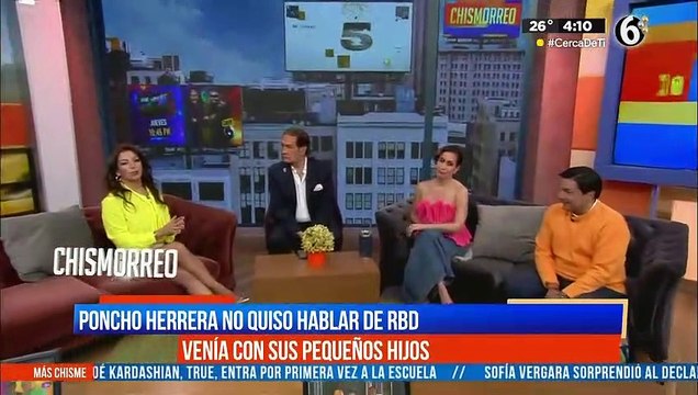 Poncho Herrera no quiso hablar con la prensa ni de RBD