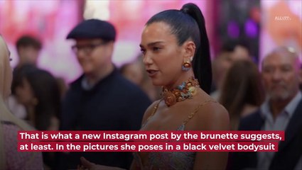 Less Is More: Dua Lipa In Sexy Velvet Bodysuit