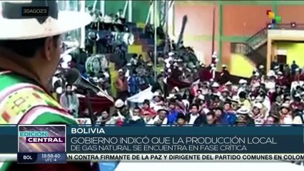 Arce: En Bolivia hay una declinación en la producción de gas natural