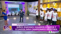 Niños del distrito del Rímac viajaron a Suecia y Ecuador para participar en campeonatos de futbol