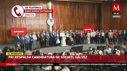 PRI respalda a Xóchitl Gálvez, "Es un sacrificio por una alianza política": Jorge Zepeda Patterson
