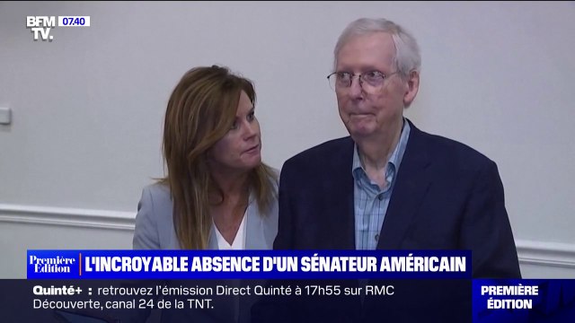 Le chef des sénateurs républicains aux États-Unis, Mitch McConnell, se fige à nouveau en pleine conférence de presse