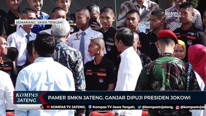 Pamer SMKN Jateng, Ganjar Dipuji Presiden Jokowi