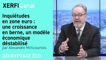 Inquiétudes en zone euro : une croissance en berne, un modèle économique déstabilisé [Alexandre Mirlicourtois]