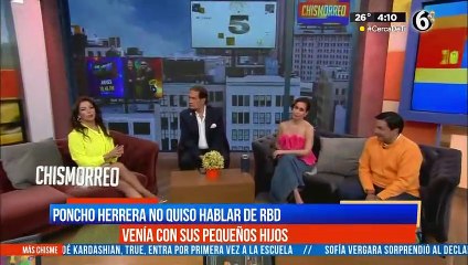 Poncho Herrera no quiso hablar con la prensa ni de RBD