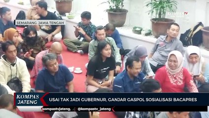 Usai Tak Jadi Gubernur, Ganjar Gaspol Sosialisasi Bacapres