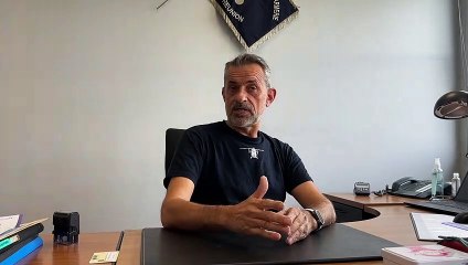 Le capitaine Lionel Gervasoni, nouveau chef de la section aérienne de la gendarmerie