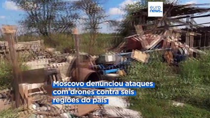 Rússia e Ucrânia acusam-se de ataques com drones