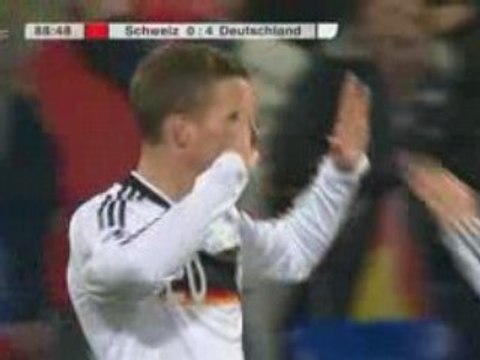 suisse - allemagne.0-4 Podolski