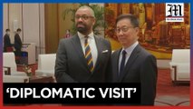 UK foreign secretary meets Chinese VP Han Zheng