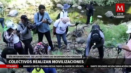 Manifestaciones en México por la justicia y la memoria en el Día de los Desaparecidos
