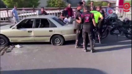 Kaçan sürücü film gibi kovalamaca sonucu yakalandı