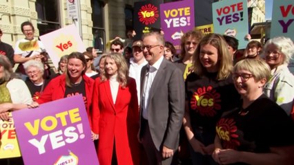 Prime Minister Anthony Albanese campaigns for ‘Yes’ vote in Tasmania