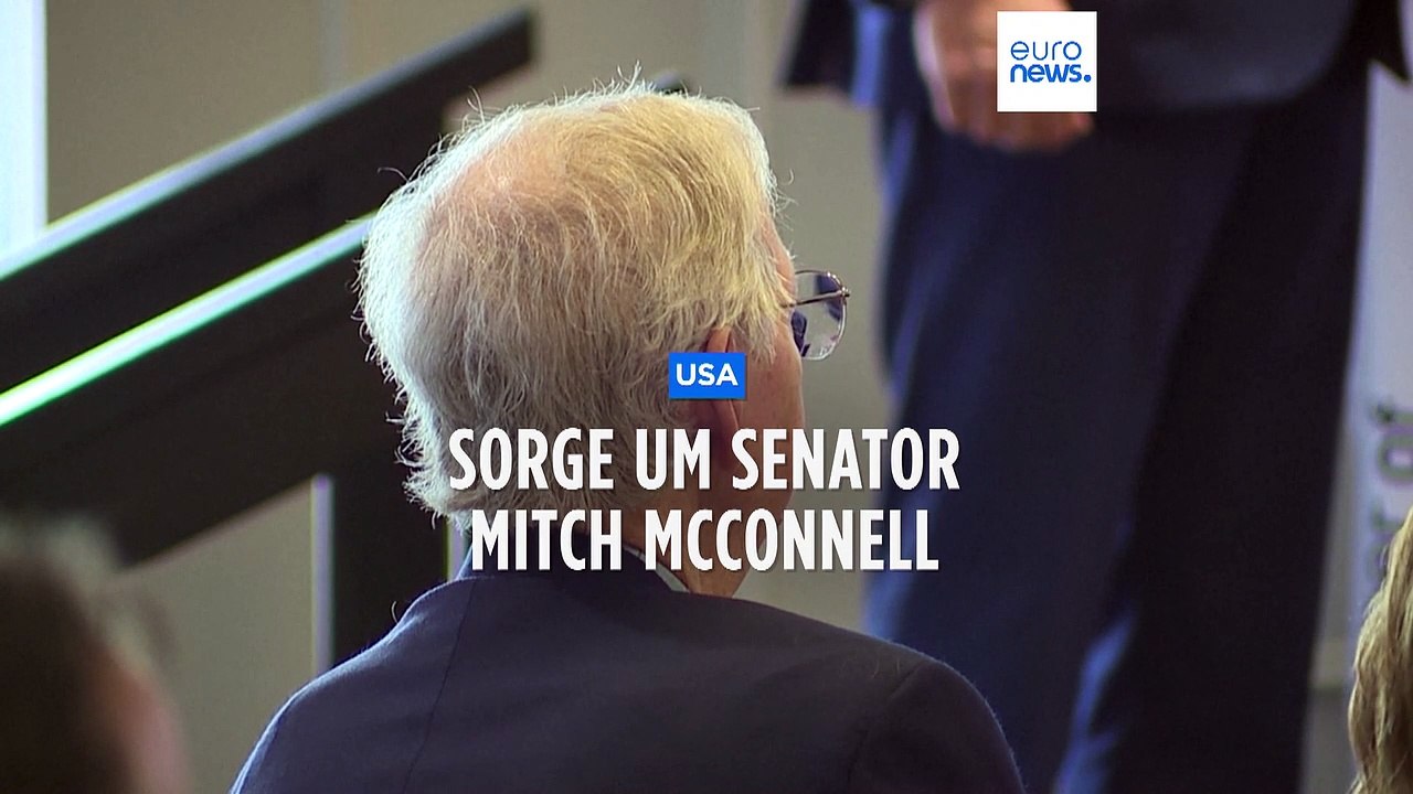 Wieder zur Säule erstarrt - Neue Sorgen um US-Senator Mitch McConnell (81)