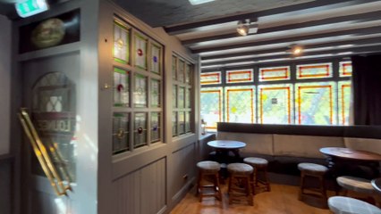 Inside the newly refurbished Cottage Tavern