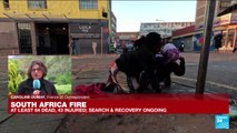 South Africa's Johannesburg fire death toll reaches 73